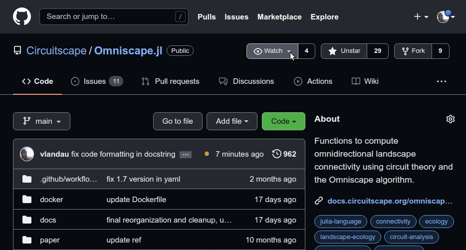 How to be notified of new releases